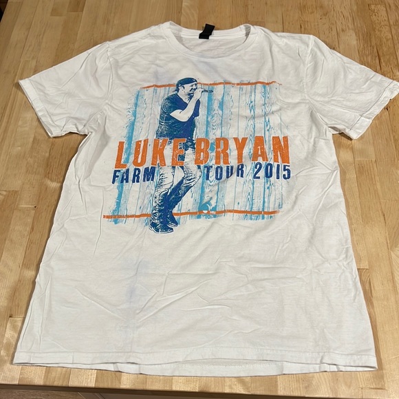 Luke Bryan Tops - Luke Bryan Farm Tour 2015 Concert Tee
